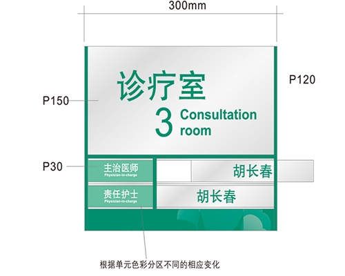 云南科室标识牌供选方案A